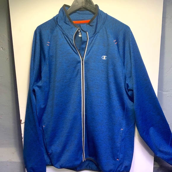 Champion blue sport jacket XL full zip - Picture 5 of 6